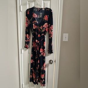 Long floral dress.  Medium